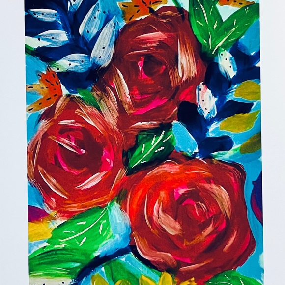 Set of 8 floral paintings - Picture 6 of 8
